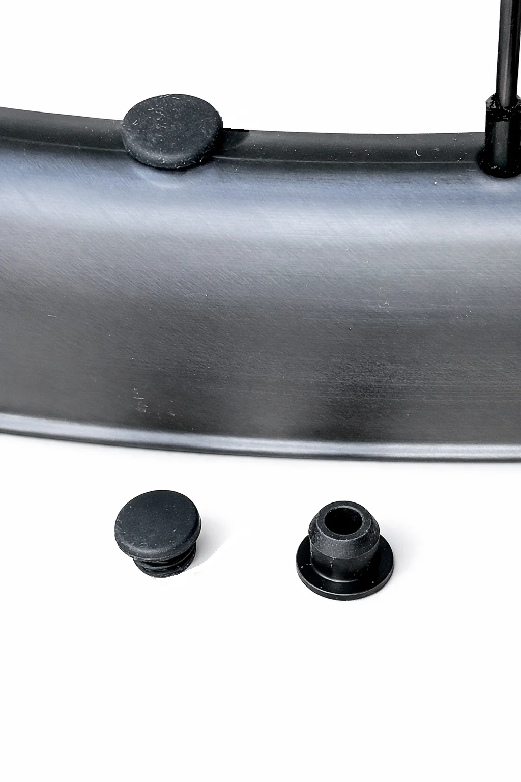 Rubber valve dop
